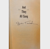 And They All Sang Signed by Studs Terkel